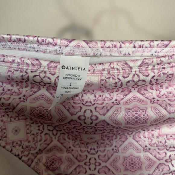 Athleta aqualuxe print ladder front bikini bottom - Picture 4 of 4